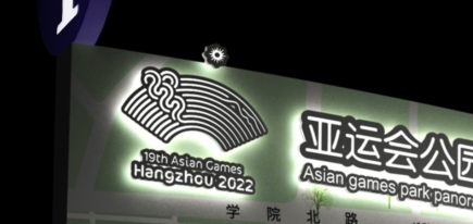 2022杭州亚运会公园导视标识系统